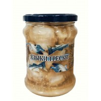 Языки трески в масле