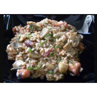 Ризотто с осьминогом