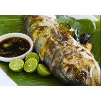 Дорадо с соевым соусом на  гриле