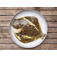 Тюрбо на гриле по-бакски