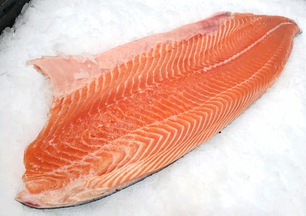 Филе лосося свежемороженое